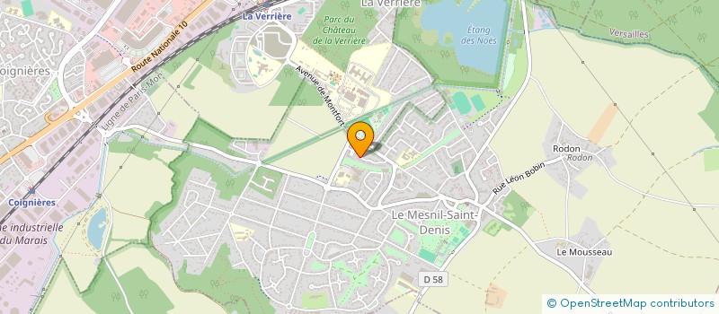 localisation de l'entreprise MADAME STEPHANIE GHESTEM à LE MESNIL-SAINT-DENIS