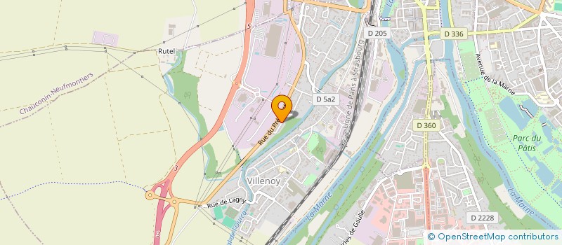 localisation de l'entreprise MADAME STEPHANIE GHEZZI  VILLENOY