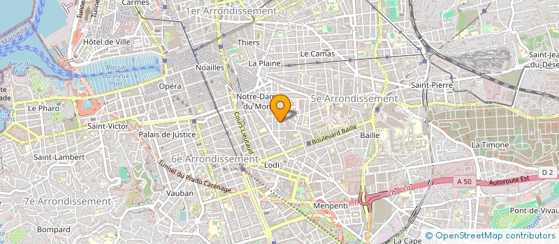 localisation de l'entreprise MADAME STEPHANIE GIANESELLO  MARSEILLE