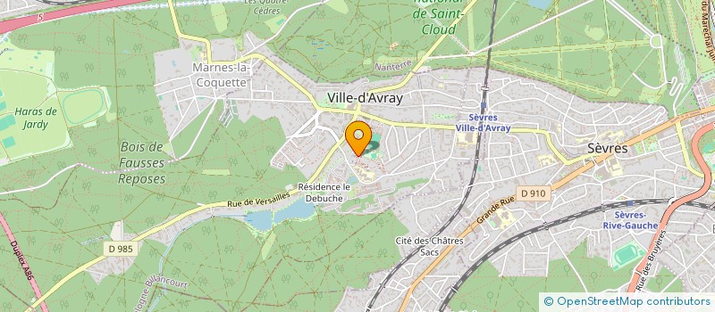 localisation de l'entreprise MADAME STEPHANIE GIBELIN  VILLE-D'AVRAY