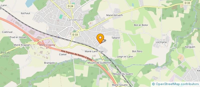 localisation de l'entreprise MADAME STEPHANIE GIBOIRE  LANDEVANT