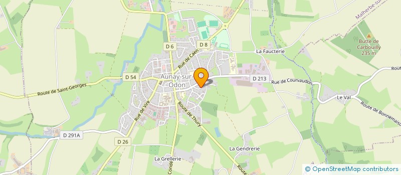 localisation de l'entreprise MADAME STEPHANIE GICQUEL  LES MONTS D'AUNAY