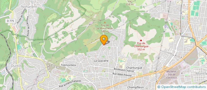 localisation de l'entreprise MADAME STEPHANIE GIE  CLERMONT-FERRAND