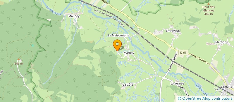 localisation de l'entreprise MADAME STEPHANIE GIEN  SAINT-SYMPHORIEN-DE-MARMAGNE