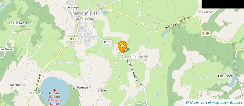 localisation de l'entreprise MADAME STEPHANIE GIGNOUX  CHARBONNIERES-LES-VIEILLES