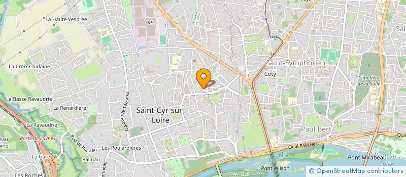 localisation de l'entreprise MADAME STEPHANIE GILLOT  SAINT-CYR-SUR-LOIRE