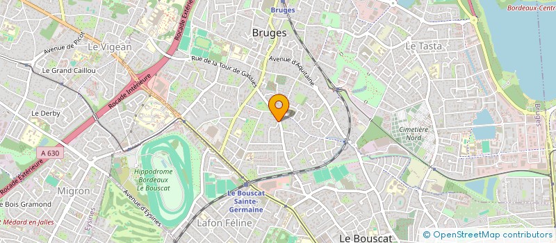 localisation de l'entreprise MADAME STEPHANIE GINOBLE  BRUGES