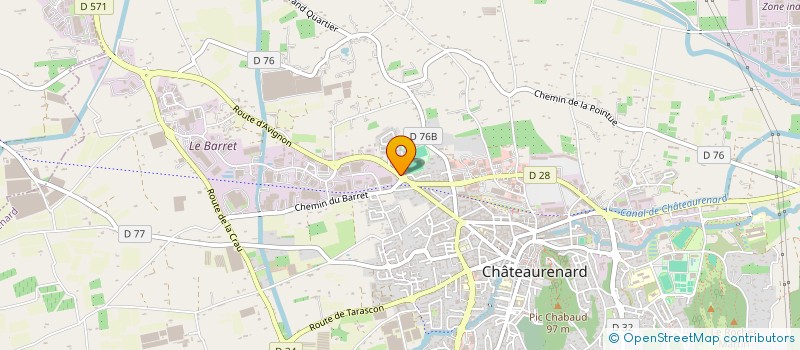 localisation de l'entreprise MADAME STEPHANIE GINOUX  CHATEAURENARD