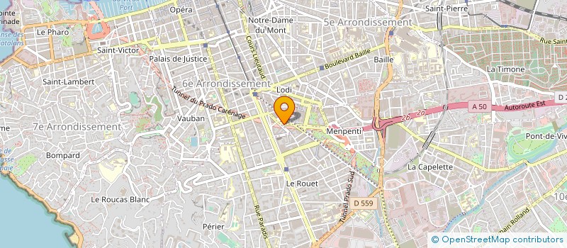 localisation de l'entreprise MADAME STEPHANIE GIORDANO  MARSEILLE
