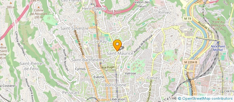 localisation de l'entreprise MADAME STEPHANIE GIRARD à NICE