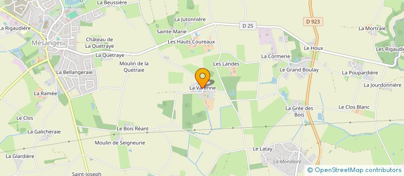 localisation de l'entreprise MADAME STEPHANIE GIRARD  MESANGER