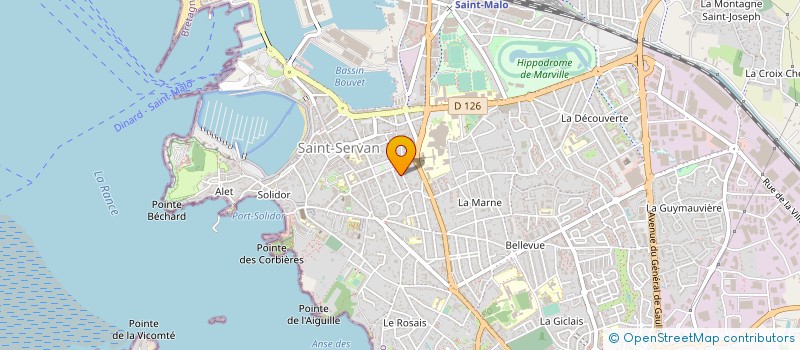 localisation de l'entreprise MADAME STEPHANIE GIRARD  SAINT-MALO