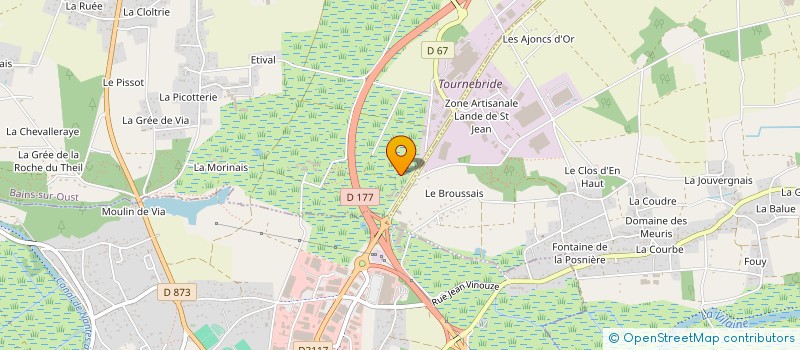 localisation de l'entreprise MADAME STEPHANIE GIRARD  BAINS-SUR-OUST