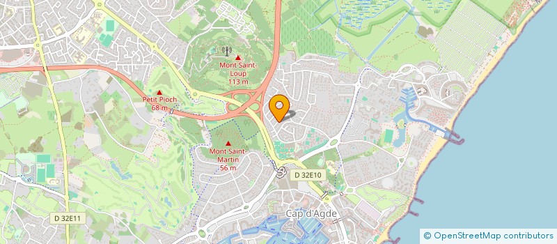 localisation de l'entreprise MADAME STEPHANIE GIRARDIER  AGDE