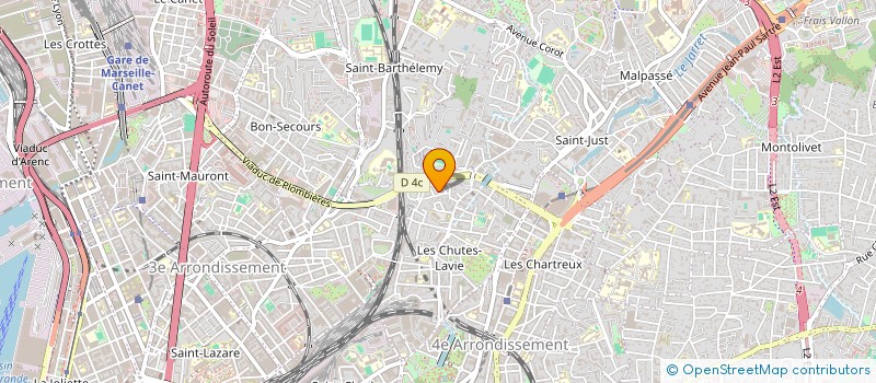 localisation de l'entreprise MADAME STEPHANIE GIRARDOT  MARSEILLE