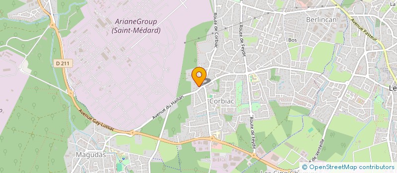 localisation de l'entreprise MADAME STEPHANIE GIRAUD  SAINT MEDARD EN JALLES