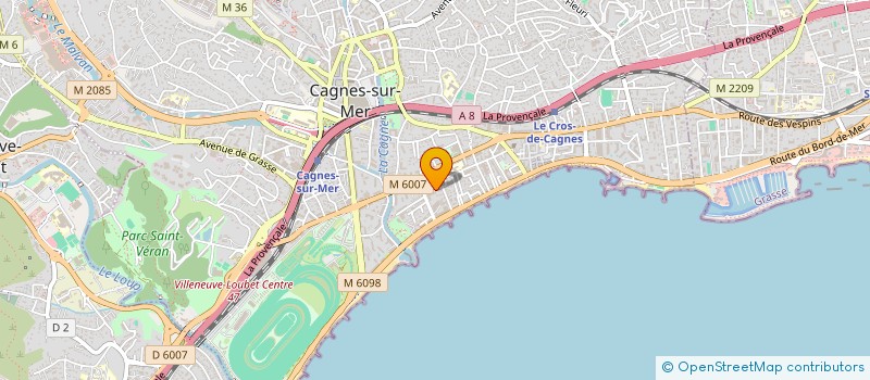 localisation de l'entreprise MADAME STEPHANIE GIROUD à CAGNES-SUR-MER