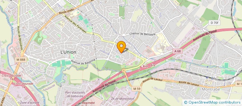 localisation de l'entreprise MADAME STEPHANIE GISTAU à L'UNION