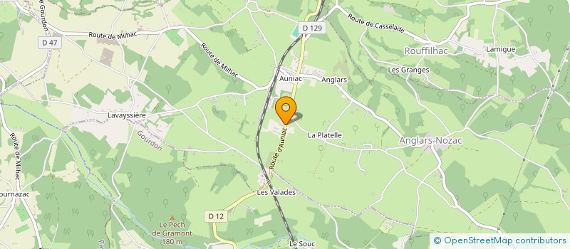 localisation de l'entreprise MADAME STEPHANIE GLABIK  ANGLARS-NOZAC