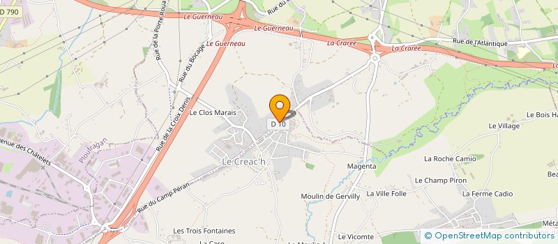 localisation de l'entreprise MADAME STEPHANIE GLATRE  TREGUEUX