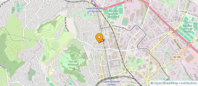 localisation de l'entreprise MADAME STEPHANIE GLISZCZYNSKI  SAINT-ETIENNE