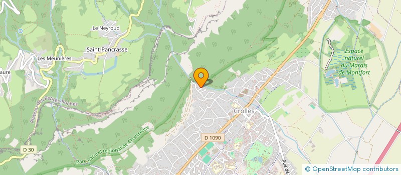 localisation de l'entreprise MADAME STEPHANIE GODART  CROLLES