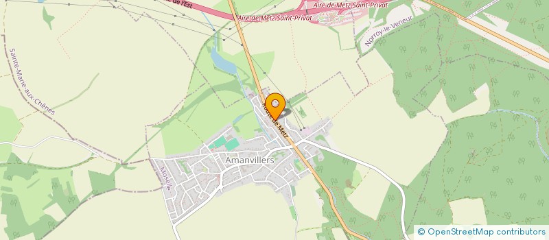 localisation de l'entreprise MADAME STEPHANIE GODART  AMANVILLERS