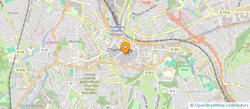 localisation de l'entreprise MADAME STEPHANIE GODET à CHAMBERY