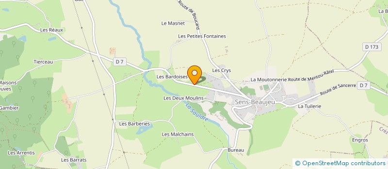 localisation de l'entreprise MADAME STEPHANIE GODON  SENS-BEAUJEU