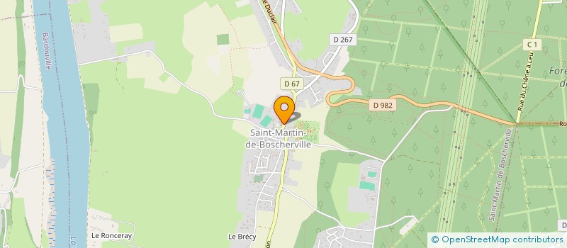 localisation de l'entreprise MADAME STEPHANIE GOMARIN  SAINT-MARTIN-DE-BOSCHERVILLE