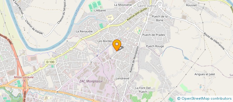 localisation de l'entreprise MADAME STEPHANIE GOMES  SAINT-JUERY