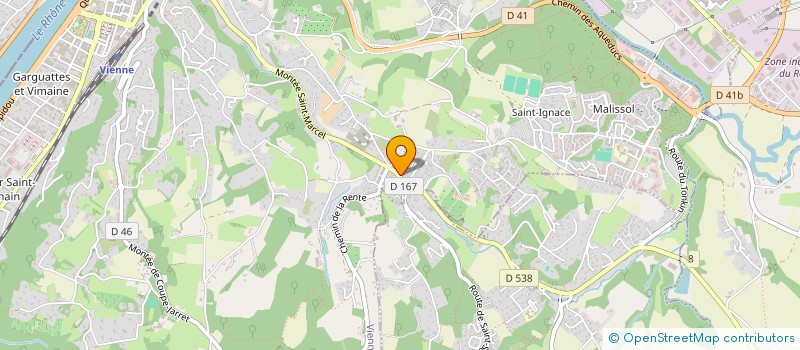 localisation de l'entreprise MADAME STEPHANIE GOMEZ  VIENNE