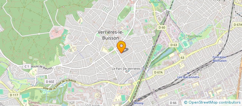 localisation de l'entreprise MADAME STEPHANIE GOMEZ à VERRIERES-LE-BUISSON