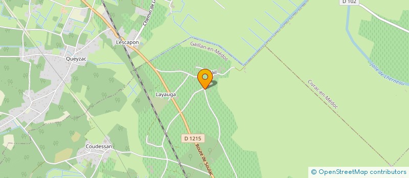 localisation de l'entreprise MADAME STEPHANIE GORIE  GAILLAN-EN-MEDOC