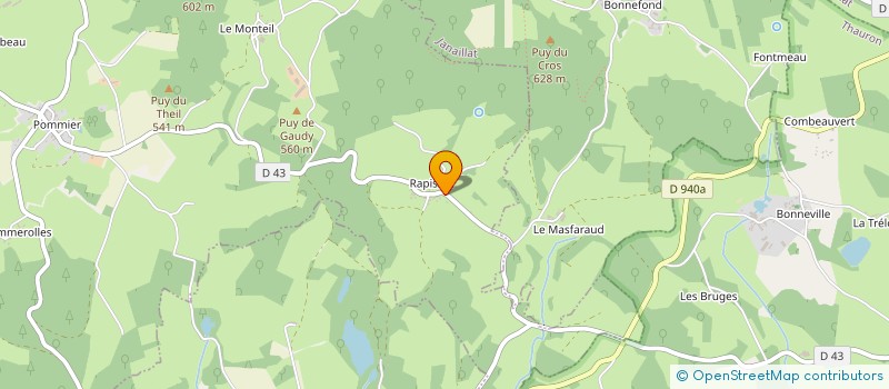 localisation de l'entreprise MADAME STEPHANIE GOUDARD  SAINT-DIZIER-MASBARAUD