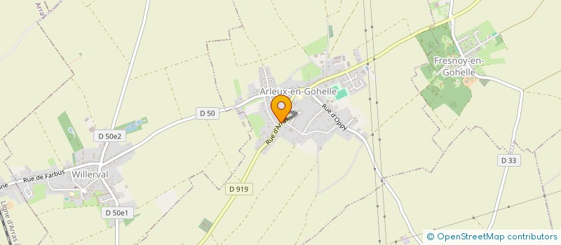 localisation de l'entreprise MADAME STEPHANIE GOUILLART à ARLEUX-EN-GOHELLE