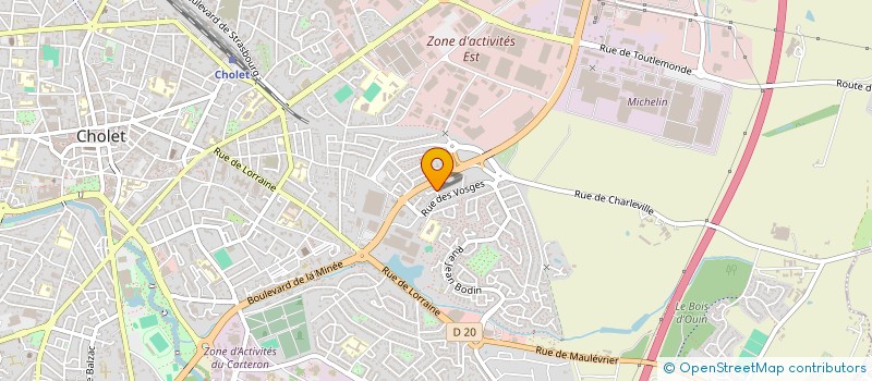 localisation de l'entreprise MADAME STEPHANIE GOULET à CHOLET