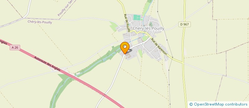 localisation de l'entreprise MADAME STEPHANIE GOURLAY  CHERY-LES-POUILLY