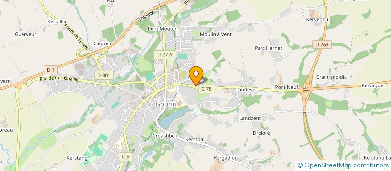 localisation de l'entreprise MADAME STEPHANIE GOURVENEC  GOURIN