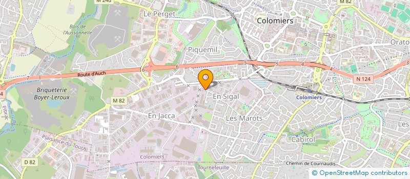 localisation de l'entreprise MADAME STEPHANIE GOUTTE à COLOMIERS