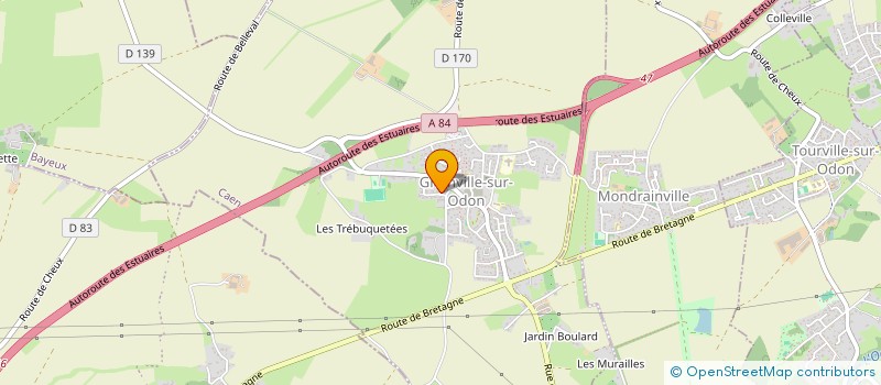 localisation de l'entreprise MADAME STEPHANIE GOUYE à GRAINVILLE-SUR-ODON