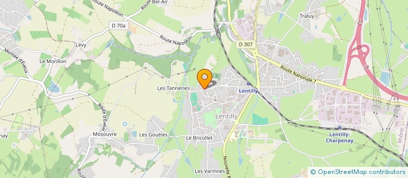 localisation de l'entreprise MADAME STEPHANIE GRAEL  SAINT-PIERRE-LA-PALUD