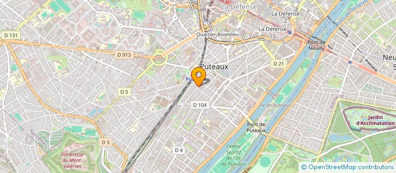 localisation de l'entreprise MADAME STEPHANIE GRANCHON  PUTEAUX