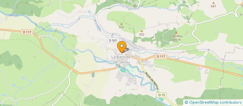 localisation de l'entreprise MADAME STEPHANIE GRANENA à LA BASTIDE-DE-SEROU