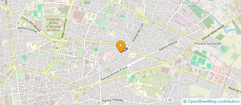 localisation de l'entreprise MADAME STEPHANIE GRANIER à PAU