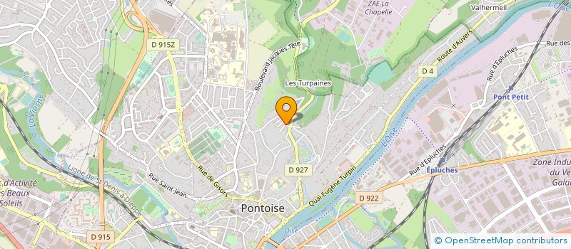 localisation de l'entreprise MADAME STEPHANIE GRAS  PONTOISE