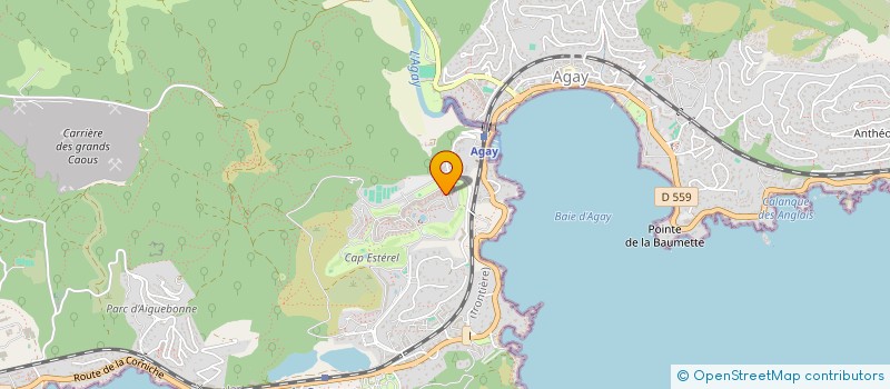 localisation de l'entreprise MADAME STEPHANIE GRAZIANO  SAINT-RAPHAEL