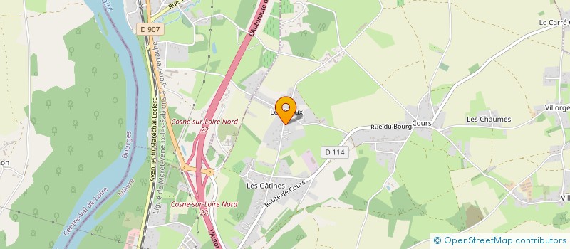 localisation de l'entreprise MADAME STEPHANIE GRESLE à COSNE-COURS-SUR-LOIRE