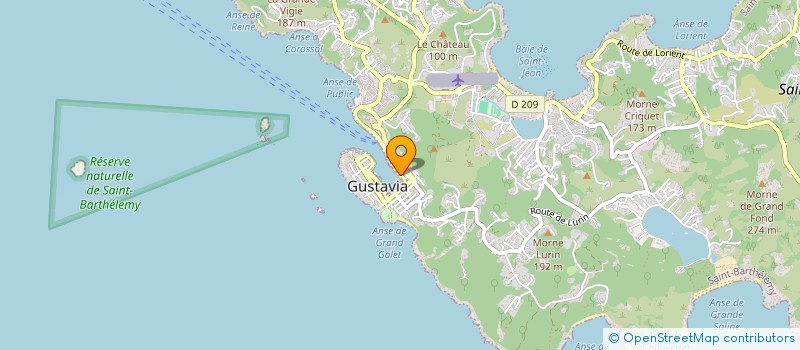 localisation de l'entreprise MADAME STEPHANIE GREVIN à SAINT BARTHELEMY