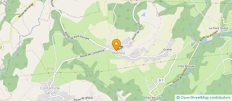 localisation de l'entreprise MADAME STEPHANIE GRIMAUD  MARLIOZ